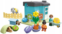 Playmobil Junior Hotel dla zwierząt z dozownikiem pokarmu Figurki 71690