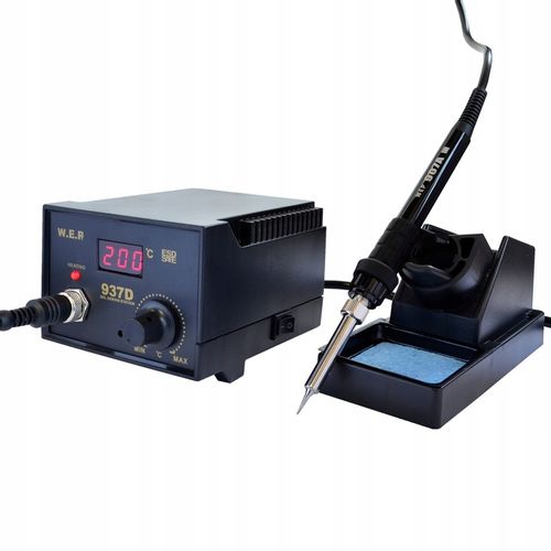 Stacja lutownicza grotowa kolbowa WEP 937D 60W chwytak smd od HOTAIR na Arena.pl