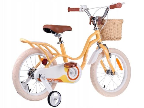 RoyalBaby Rower 16 Little Swan retro dziecięcy koszyk kółka boczne RB16-18 na Arena.pl