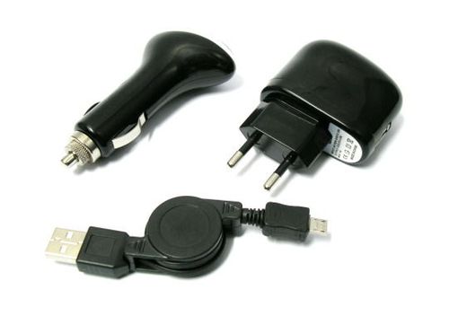 ŁADOWARKA SAMOCHODOWA + SIECIOWA MICRO USB A93122 na Arena.pl