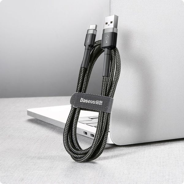BASEUS MOCNY KABEL USB USB-C TYP-C PRZEWÓD OPLOT QUICK CHARGE 3.0 2A 3M zdjęcie 8