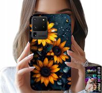 ETUI DO SAMSUNG GALAXY S20 Ultra - SŁONECZNIKI, SŁONECZNIK, KWIECISTE WZORY