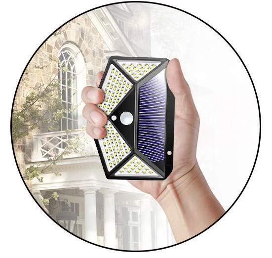 LAMPA SOLARNA Z CZUJNIKIEM RUCHU 3 TRYBY ŚWIECENIA ZEWNĘTRZNA OGRODOWA LED zdjęcie 13