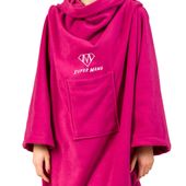 Kocyko-szlafrok SUPER MAMA - Fuksja