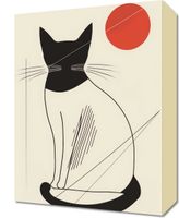 Obraz 30x40cm Czerwony Krąg