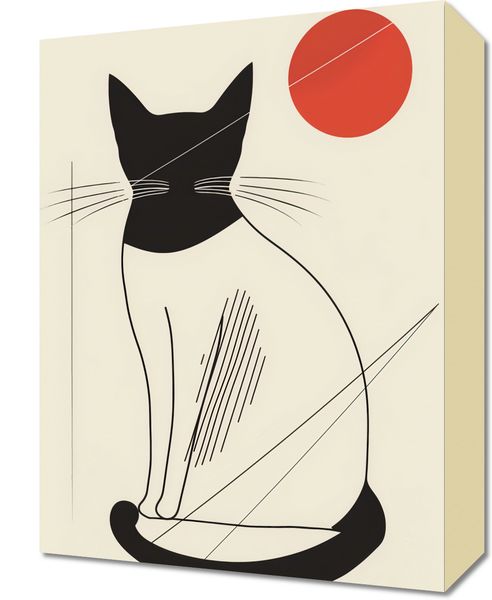 Obraz 30x40cm Czerwony Krąg zdjęcie 1