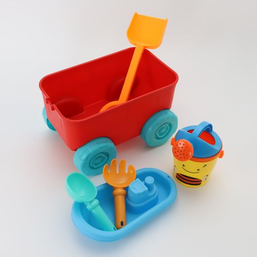 zabawki do piaskownicy Taczka Mini - czerwony na Arena.pl