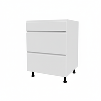 Szafka dolna 60 cm z szufladami, podchwyt biały połysk, mat, kolory SIMPLE