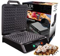 GOFROWNICA XXL DUŻA NA 4 GOFRY 1500W MOCNA