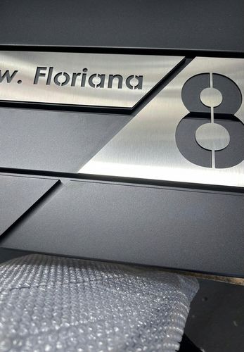 DUŻA SKRZYNKA NA LISTY Z ADRESEM, NUMER DOMU (tabl STAL nierdzewna na Arena.pl