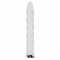 playboy in a twist szklany stymulator spiralny, 17,5 cm, wibracje