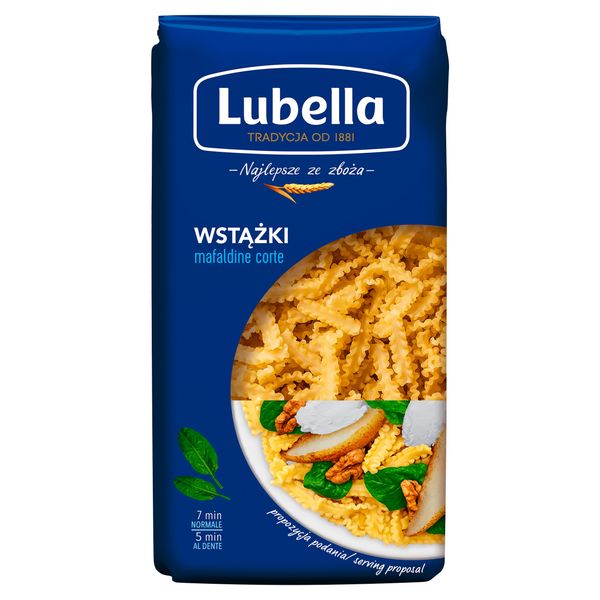 Makaron Lubella 400g Wstążki cięte zdjęcie 1