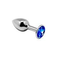 mini metal butt plug s blue