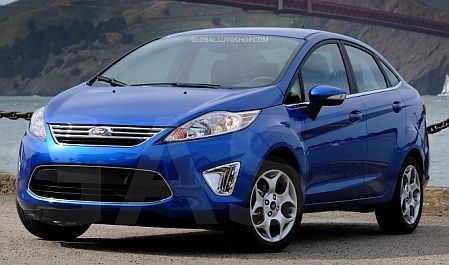 Ford Fiesta - Chromowane Listwy Grill Chrom Atrapy Zderzaka Tuning na Arena.pl