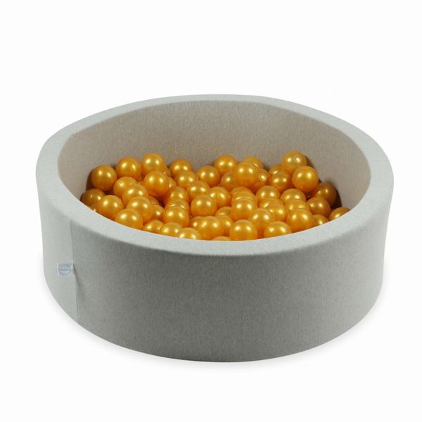Kulki do zabawy ø7cm 300szt złote zdjęcie 3