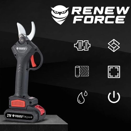 SEKATOR AKUMULATOROWY ELEKTRYCZNY OGRODOWY NOŻYCE DO GAŁĘZI 2x Li-Ion na Arena.pl