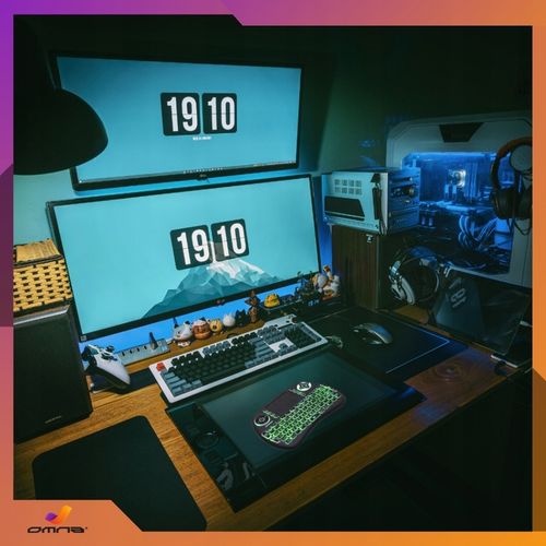 Klawiatura podświetlana bezprzewodowa z touchpadem mini do tabletu tel LED na Arena.pl