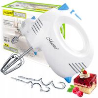 MOCNY Mikser ręczny MAESTRO Robot kuchenny 5 biegów + 4 KOŃCÓWKI 300W TURBO