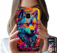 ETUI DO SAMSUNG GALAXY S9 - KOLOROWE WZORY, WILK WATAHA SWORA CASE