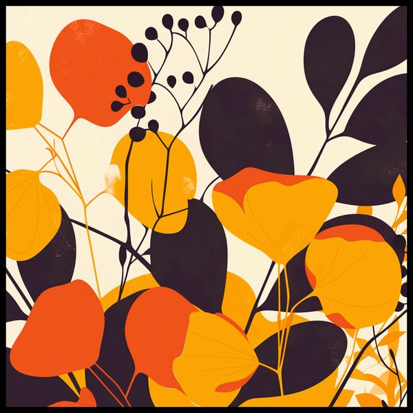 Plakat 100x100cm Ogrodowa Paleta zdjęcie 2
