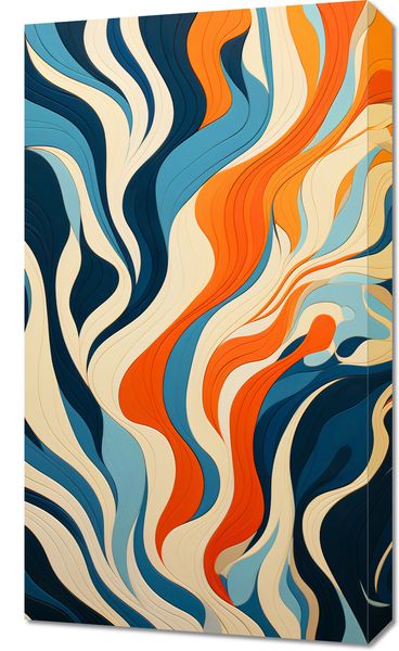 Obraz 40x70cm Oceaniczne Fale zdjęcie 1