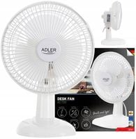 WENTYLATOR WIATRAK BIURKOWY DOMOWY MOCNY CICHY stołowy na biurko mały