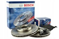 2X BOSCH ZESTAW TARCZE + KLOCKI HAMULCOWE PRZÓD PRZEDNIE SKODA FABIA I 256