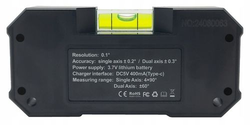 POZIOMNICA ELEKTRONICZNA CYFROWA 4x90° MAGNETYCZNA Z KĄTOMIERZEM na Arena.pl