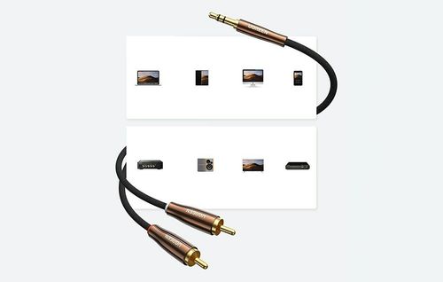 KABEL UGREEN AV170 JACK 3.5MM DO 2X RCA 1M na Arena.pl