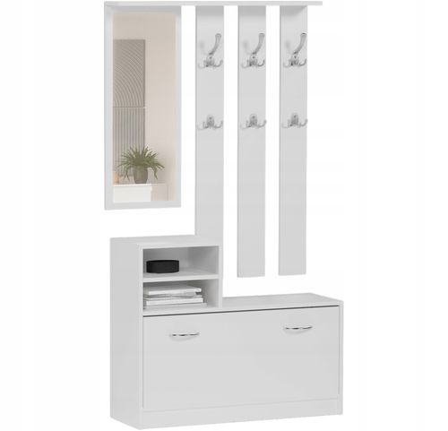 Garderoba wieszak szafka na buty biała V-1 Producent na Arena.pl