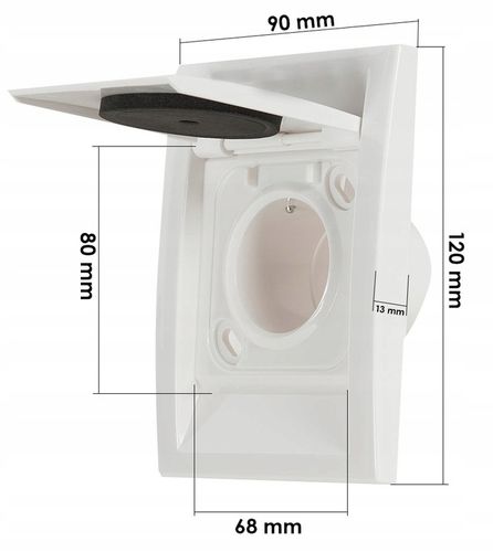 ODKURZACZ CENTRALNY GNIAZDO BEAM BIAŁE na Arena.pl