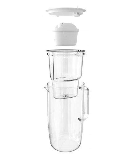 DZBANEK FILTRUJĄCY SZKLANY ETIUDA BIAŁY + WKŁAD PURE+ AQUALOGIS 2.9L na Arena.pl