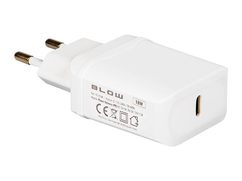 Ładowarka sieciowa gniazdoUSB-C PD3.0 18W zdjęcie 1