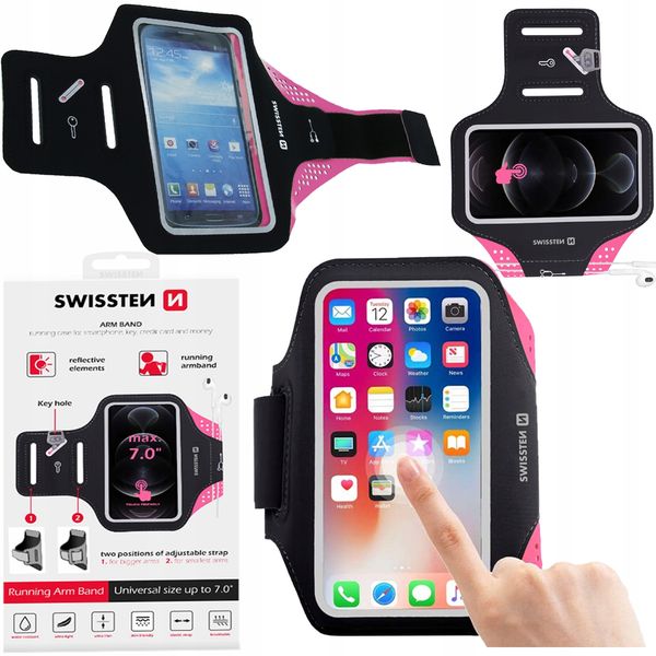 ETUI NA RAMIĘ DO BIEGANIA CASE MAX 7" SWISSTEN zdjęcie 9