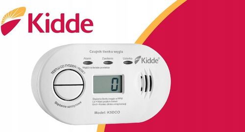 Czujnik czadu Tlenku węgla Detektor CO Bezprzewodowy Kidde K5DCO LCD 10 lat na Arena.pl