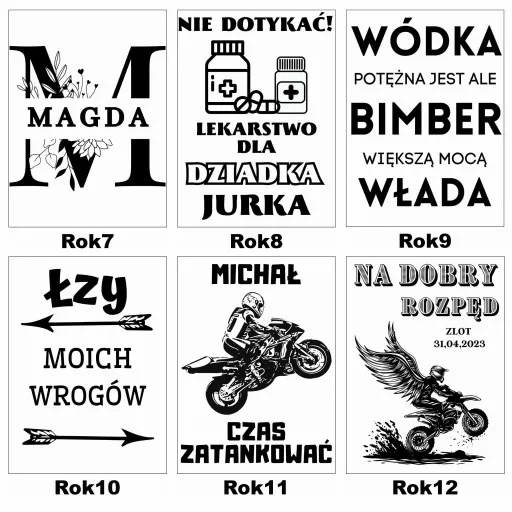 PREZENT NA URODZINY PIERSIÓWKA GRAWER 18 30 40 50 zdjęcie 4