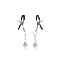 klamerki na sutki glow-in-dark nipple clamps liebe seele zielone