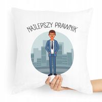 Poduszka Prezent Dla Prawnika Najlepszy Prawnik Z Nadrukiem Ze Zdjęciem