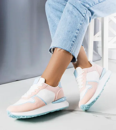 Różowe sneakersy na platformie Blanche 36 na Arena.pl
