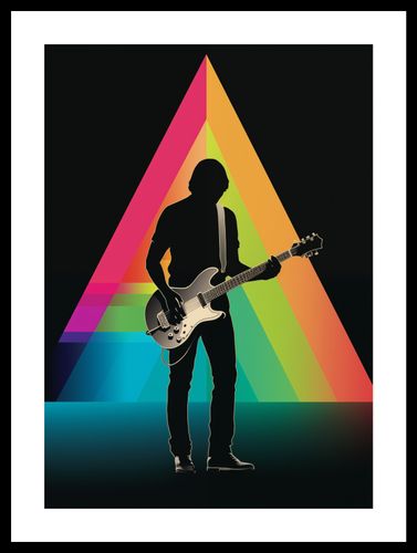 Plakat 29,7x42cm Pryzmat przez Gitarę na Arena.pl