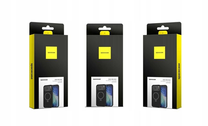 Spacecase Ring Pro Iphone 17 Pro Max Black zdjęcie 15
