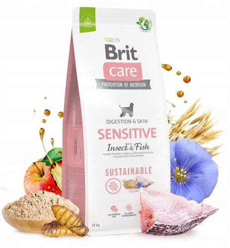 BRIT CARE Sustainable Sensitive Insect & Fish 12kg na Arena.pl