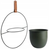 Osłonka 30 x 15 cm metal zielony