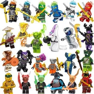 MEGA figurki klocki Garmadon Pythor Wu 24szt +karta lego ninjago PL