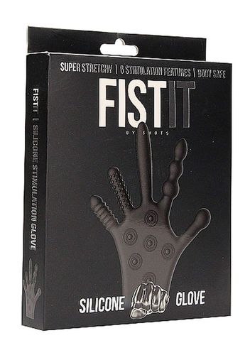 Silicone Stimulation Glove - Black na Arena.pl