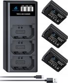 Zestaw ładowarka + 3 bateria LCD do SONY M474 HOMESUIT