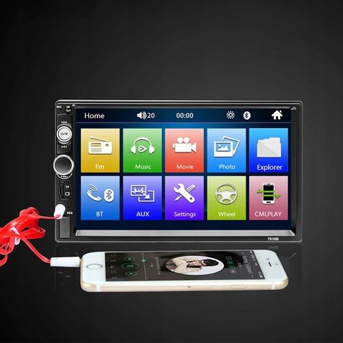 RADIO SAMOCHODOWE BLUETOOTH 2 DIN 7 CALI DOTYKOWY EKRAN MONITOR USB na Arena.pl
