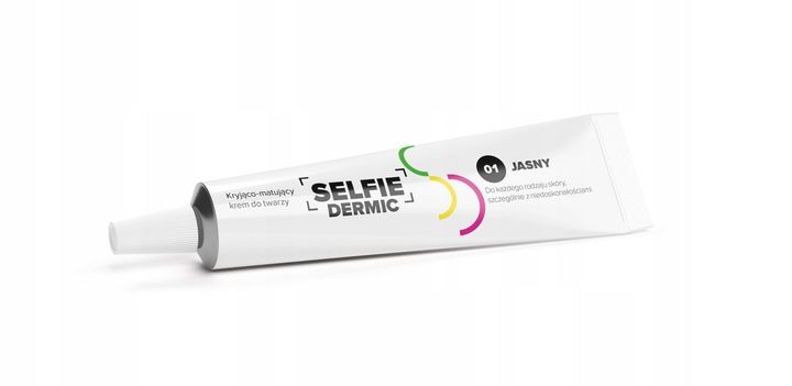 SELFIEDERMIC krem do twarzy kryjąco matujący jasny 20 ml zdjęcie 2