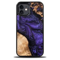 etui bewood unique na iphone 12 / 12 pro - violet