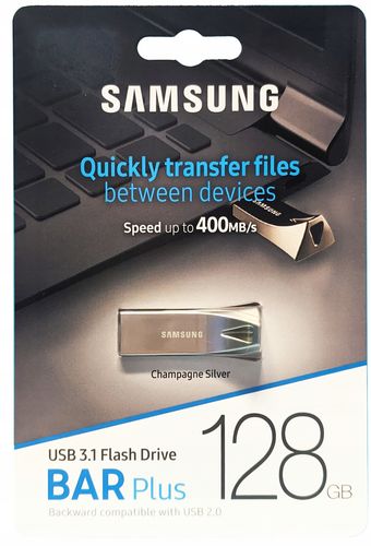 Pendrive SAMSUNG BAR Plus Champaign Silver USB 3.1 128GB na Arena.pl